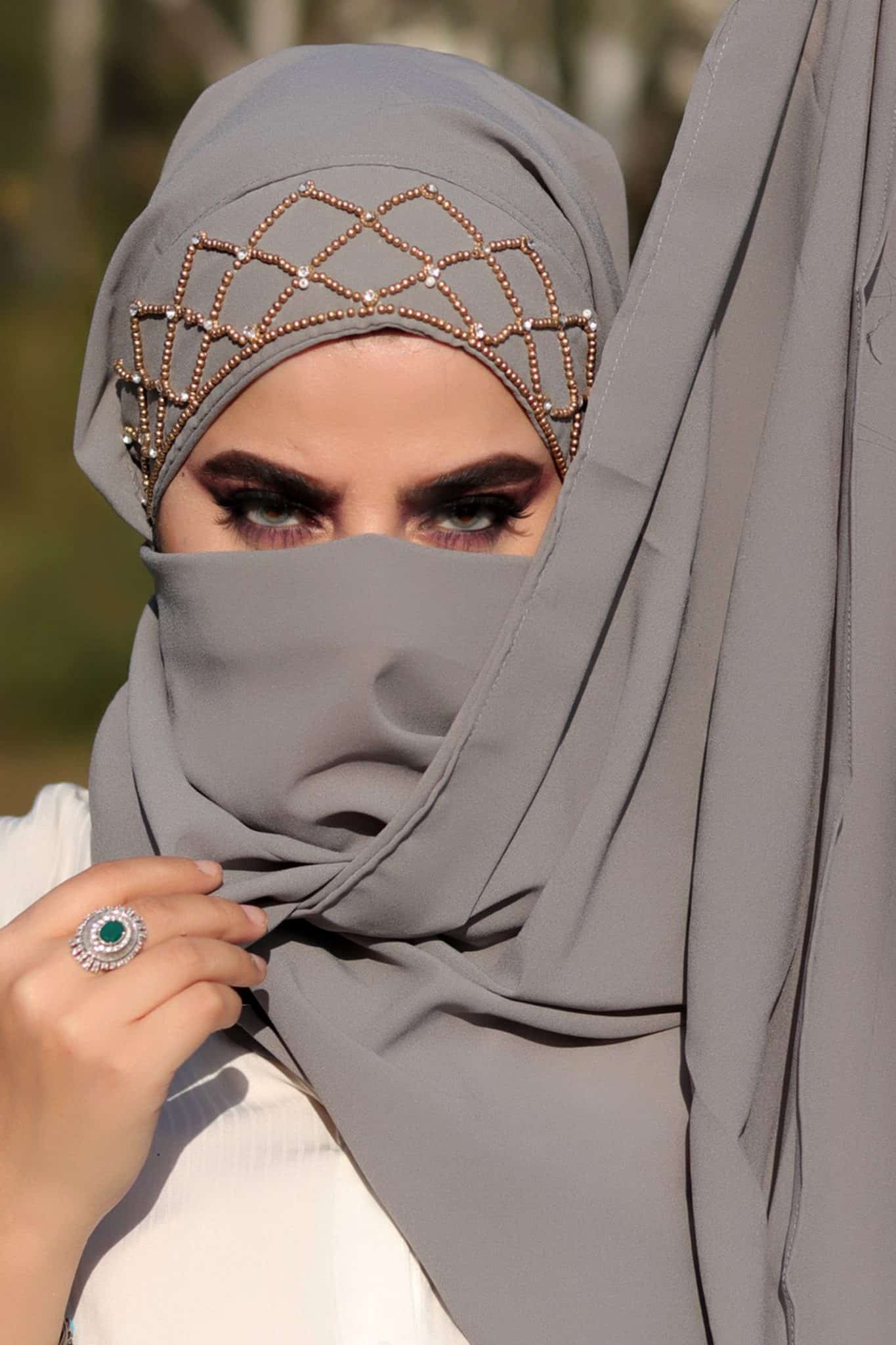 Grey Luxury Hijab 2.0 | That Adorbs Hijab