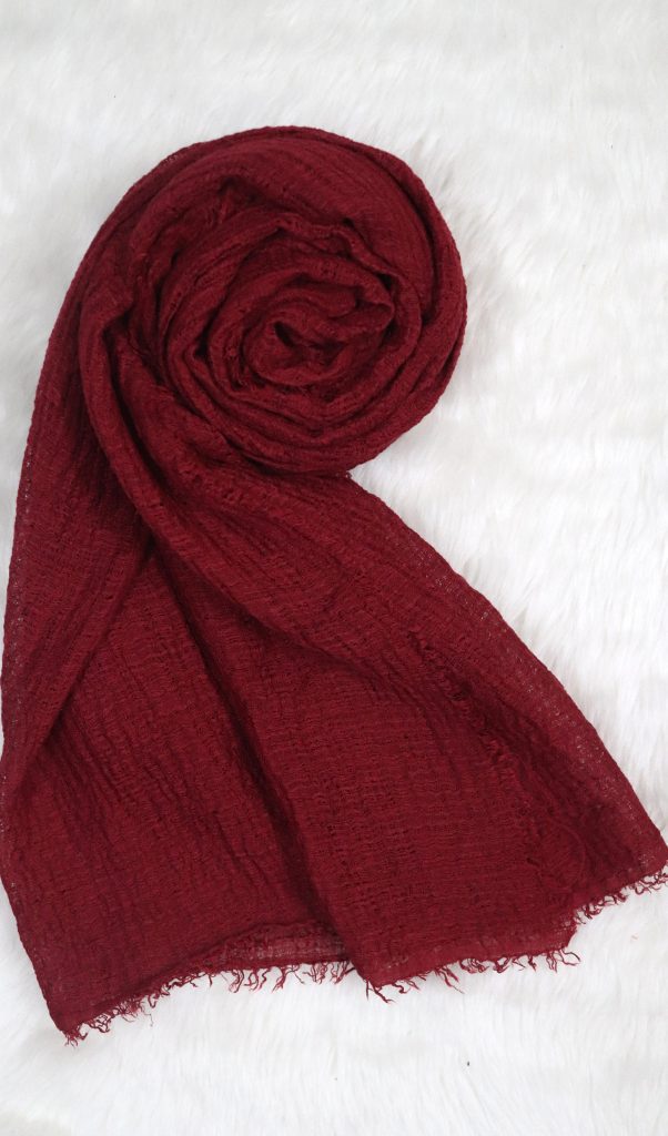 Strawberry Red Heavy Premium Cotton Hijab