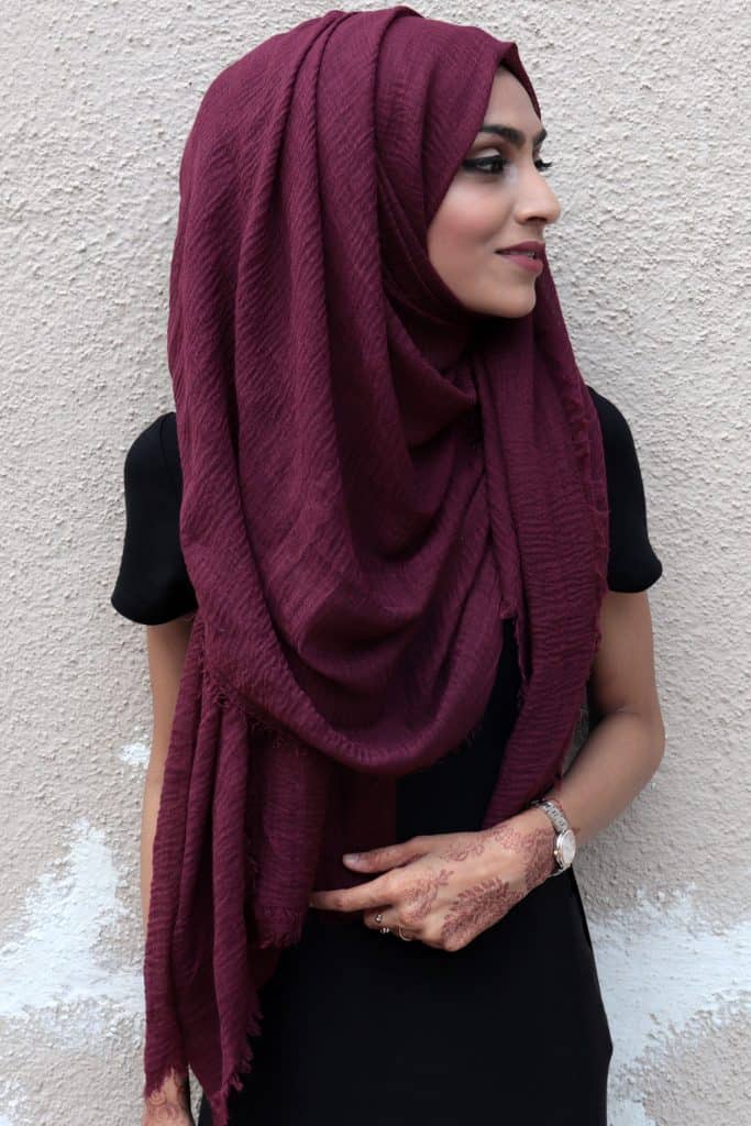 Plum Premium Cotton Hijab That Adorbs Hijab