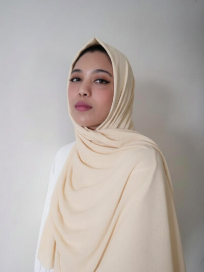 Nude Textured Jersey Hijab