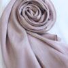 mauve tissue shimmer hijab
