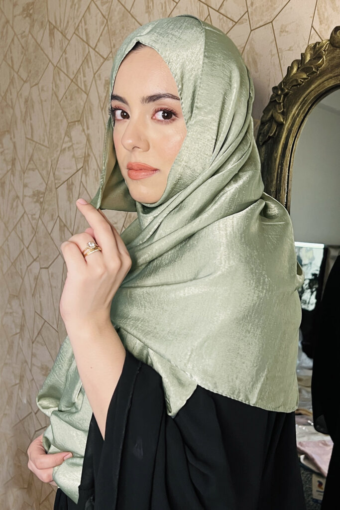 Mint Velvet Satin Hijab