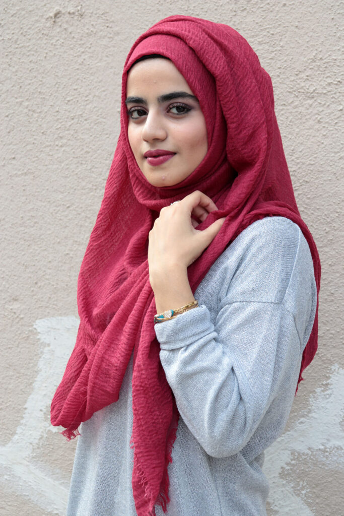Berry Premium Cotton Hijab