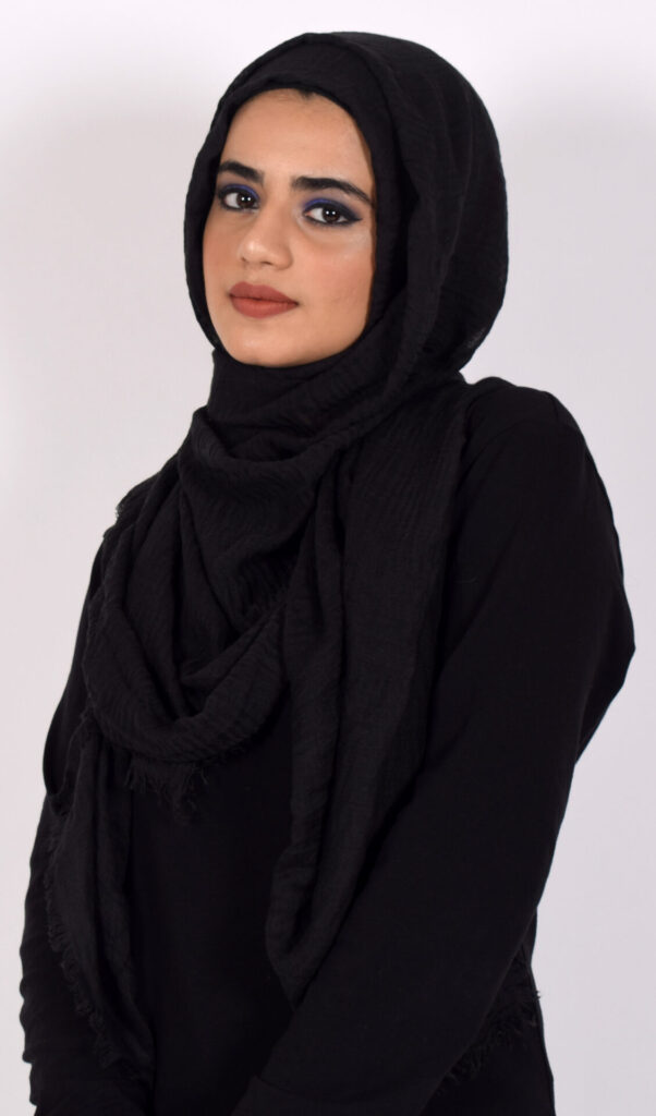 Black Premium Cotton Hijab