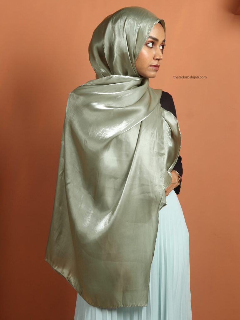 Olive Organza Hijab
