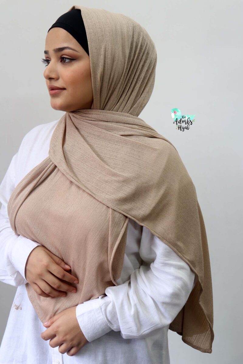 Sand Textured Jersey Hijab