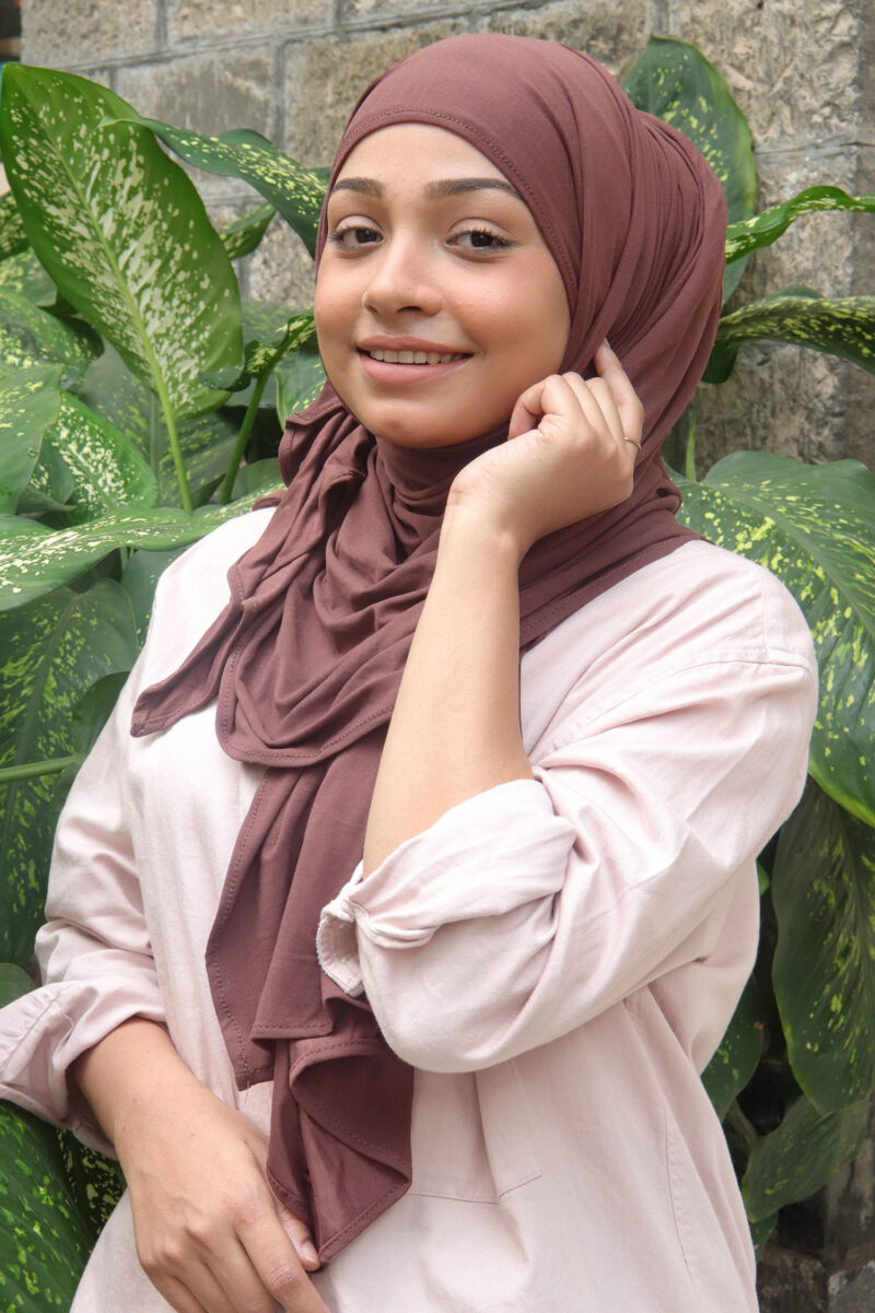 Deep Rose Premium Jersey Hijab