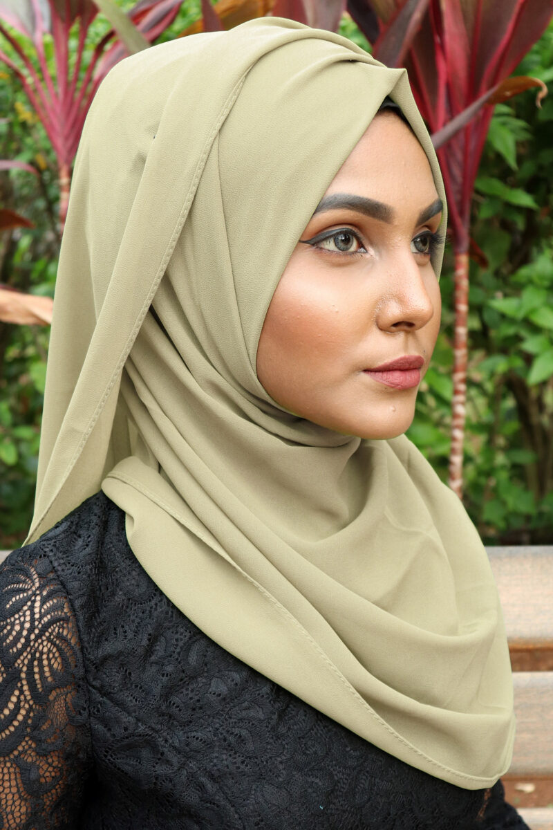 Fern Green Premium Chiffon Hijab
