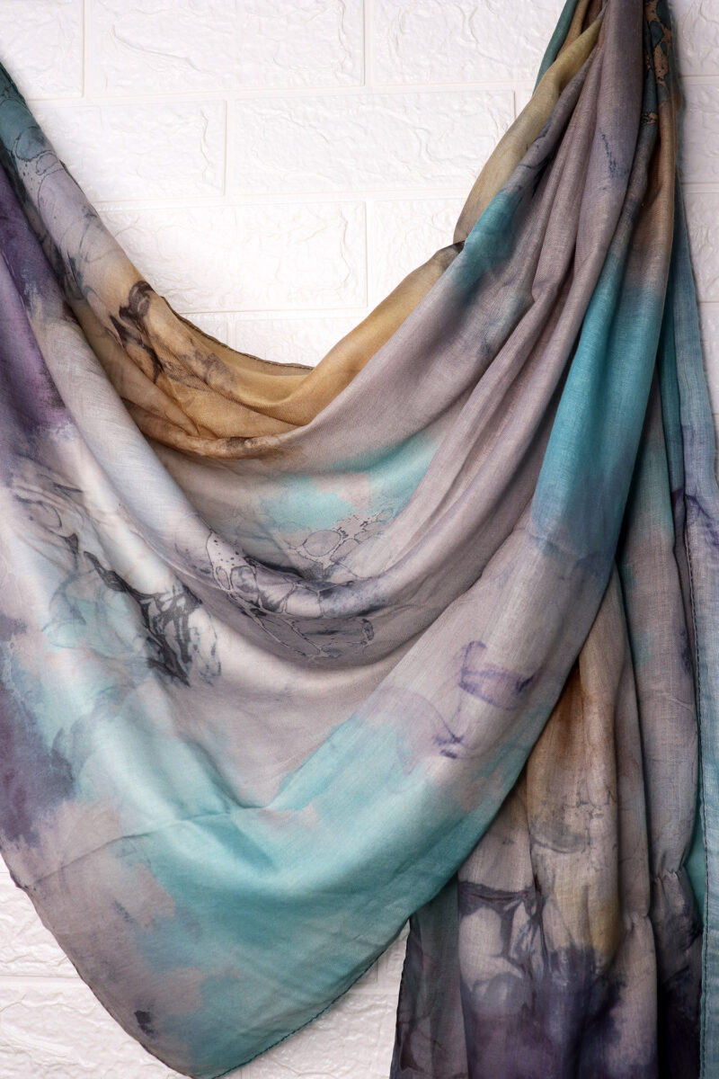 Aqua Dune Printed Modal Hijab