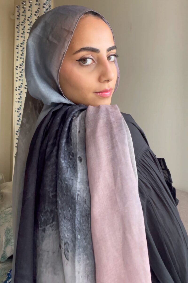 Caramel Drift Printed Modal Hijab