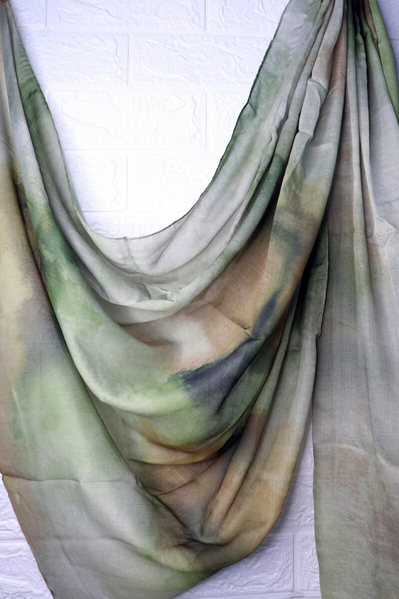 Forest Haze Printed Modal Hijab - Image 2