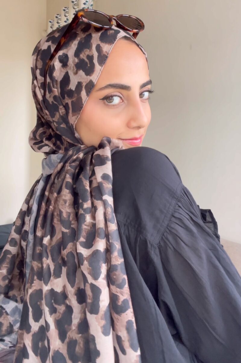 Luxe Leopard Printed Modal Hijab