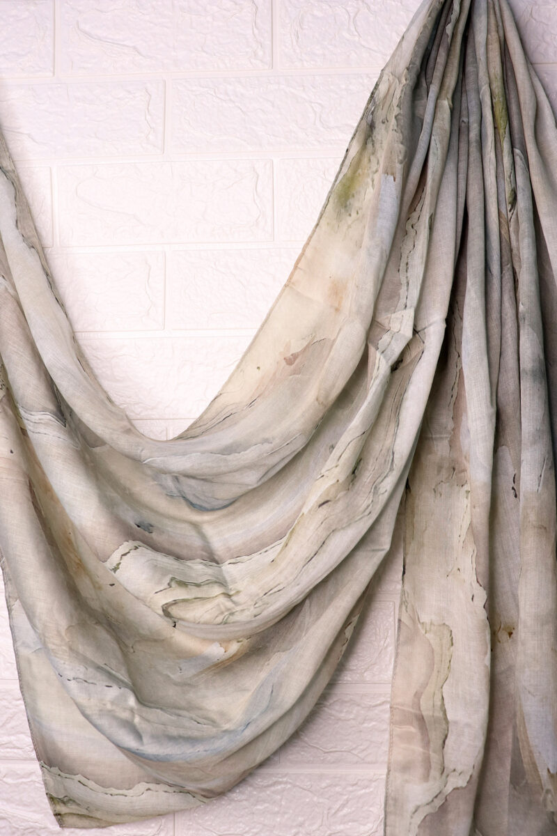 Sandstone Glow Printed Modal Hijab - Image 3