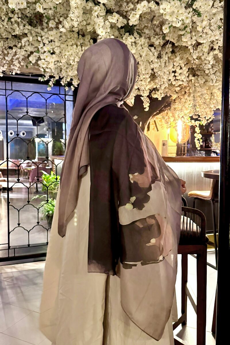 Stone Whisper Printed Modal Hijab