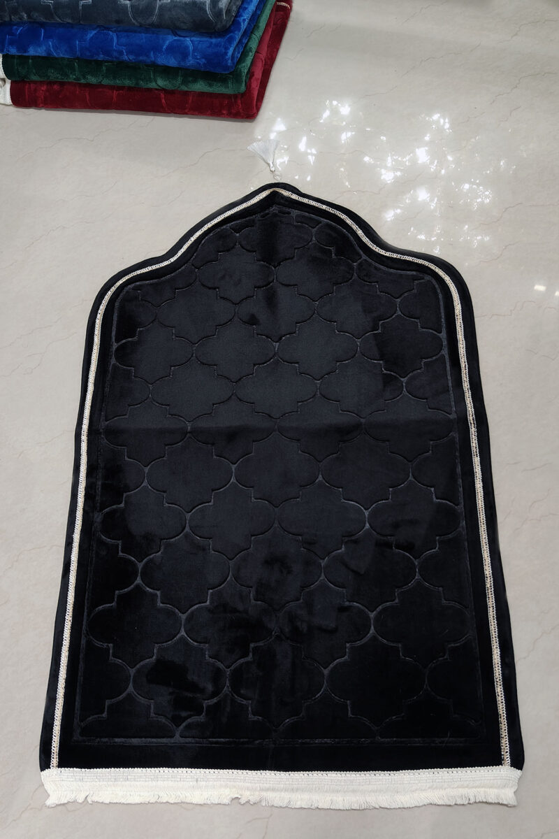 Black Velvet Prayer Mat
