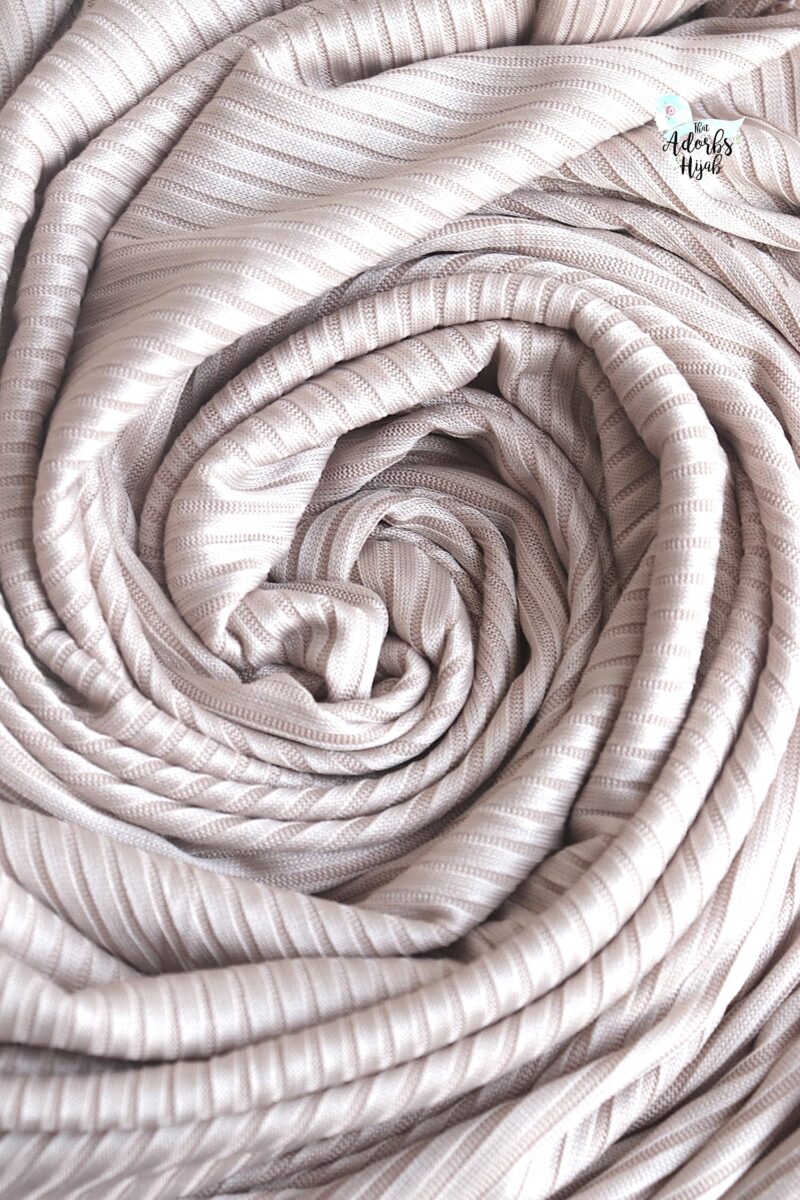 Ivory Turkish Ribbed Jersey Hijab