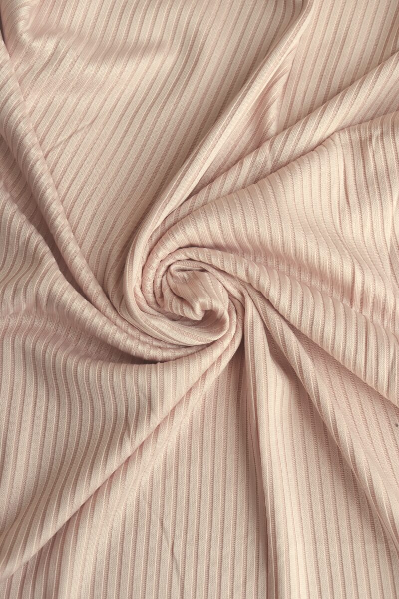 Peach Turkish Ribbed Jersey Hijab
