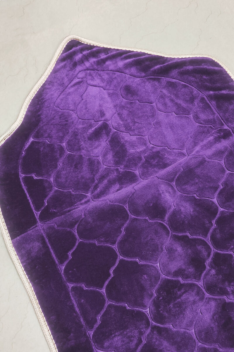 Amethyst Purple Velvet Prayer Mat