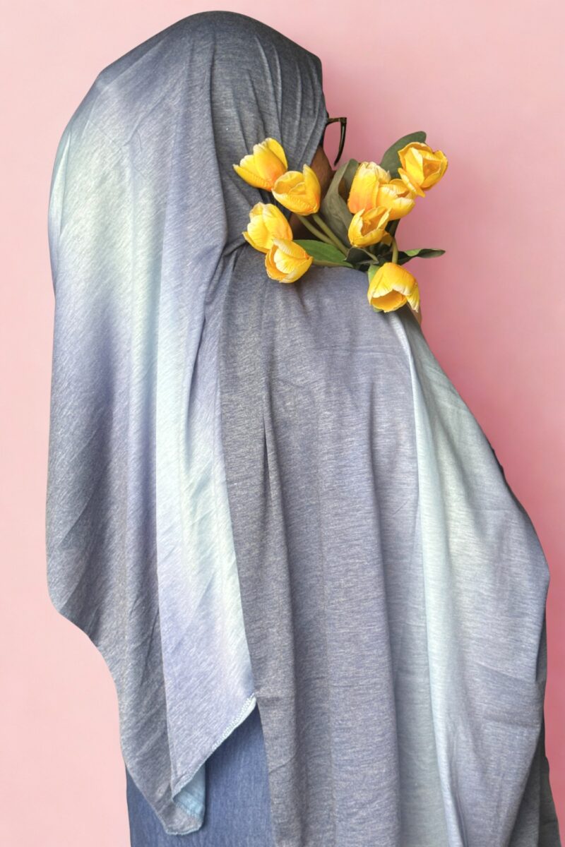 Blue Ombre Jersey Hijab