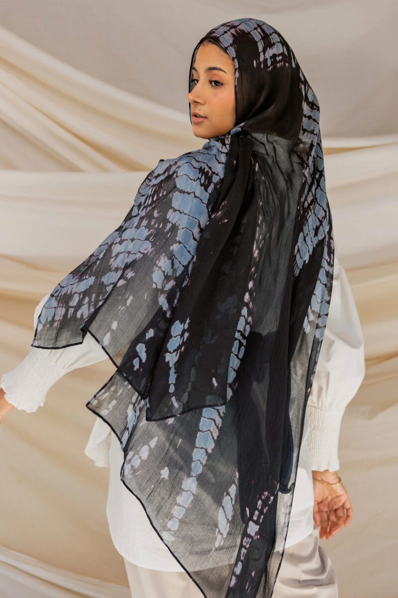 Butterfly Effect Printed Modal Hijab
