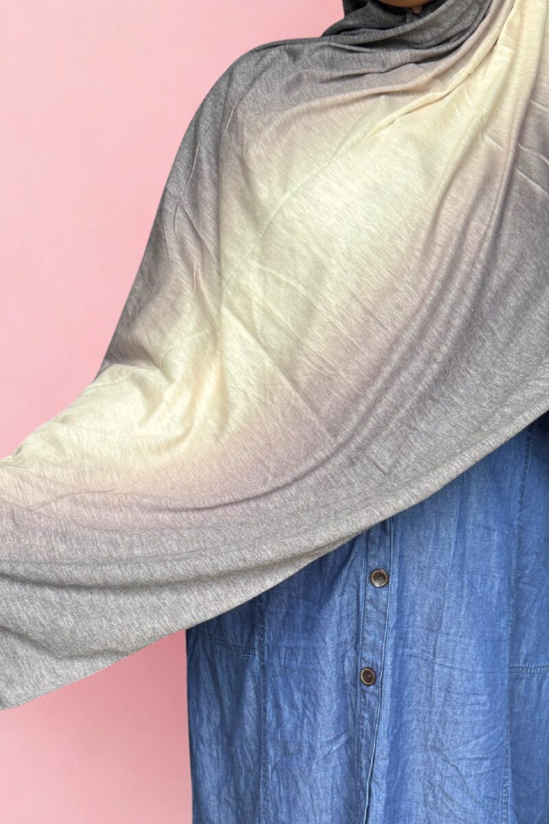 Moonstone Ombre Jersey Hijab - Image 2