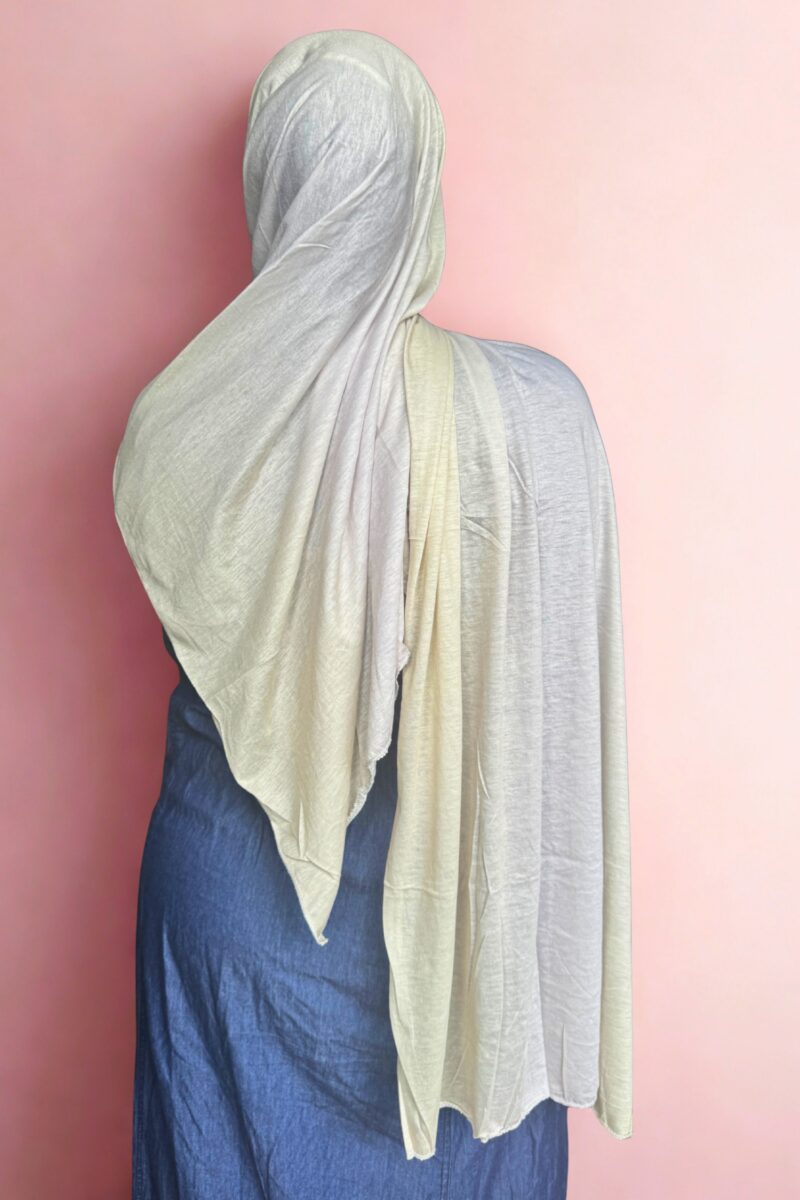Olive Ombre Jersey Hijab