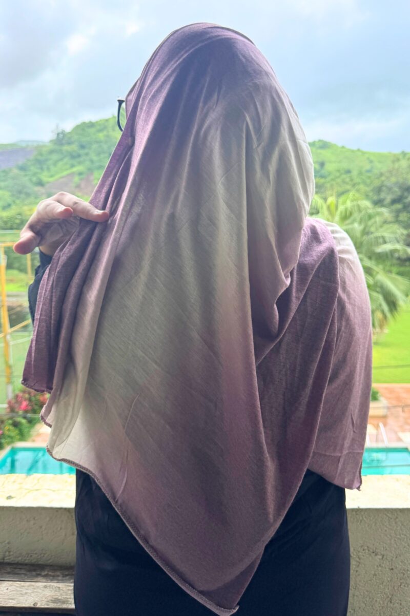 Purple Ombre Jersey Hijab