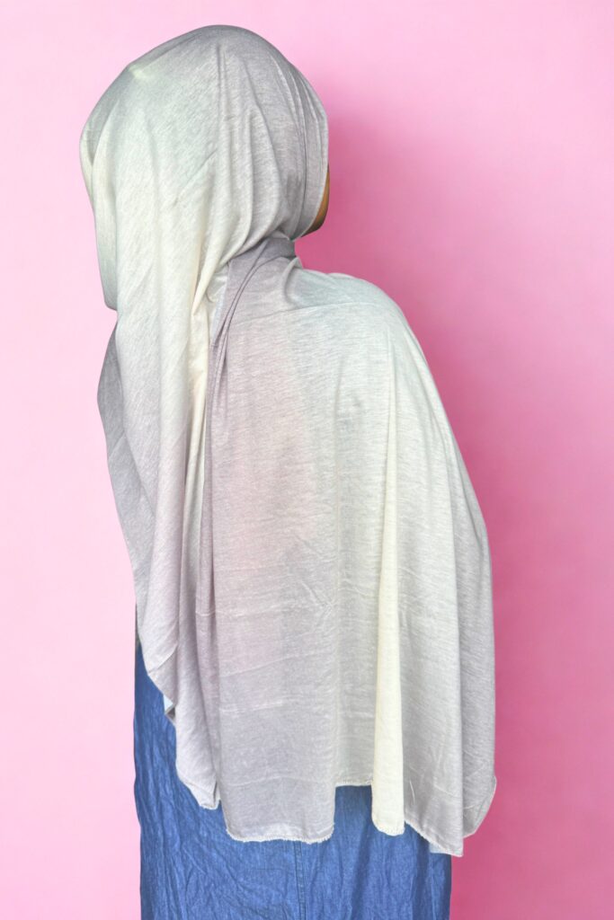 Vanilla Ash Ombre Jersey Hijab
