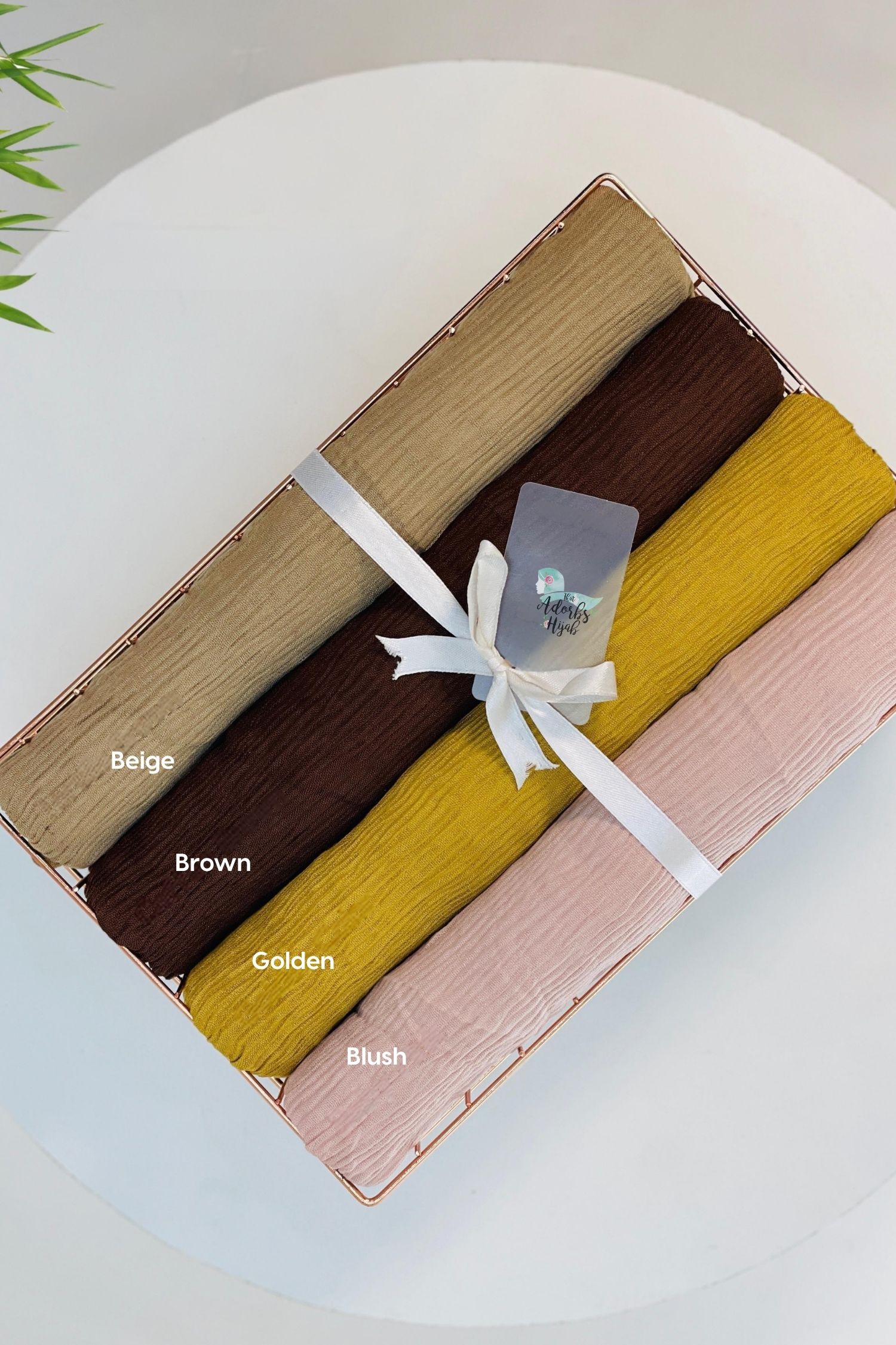 Premium Ribbed Cotton Hijabs - Earthy Tones | Maxi Sized