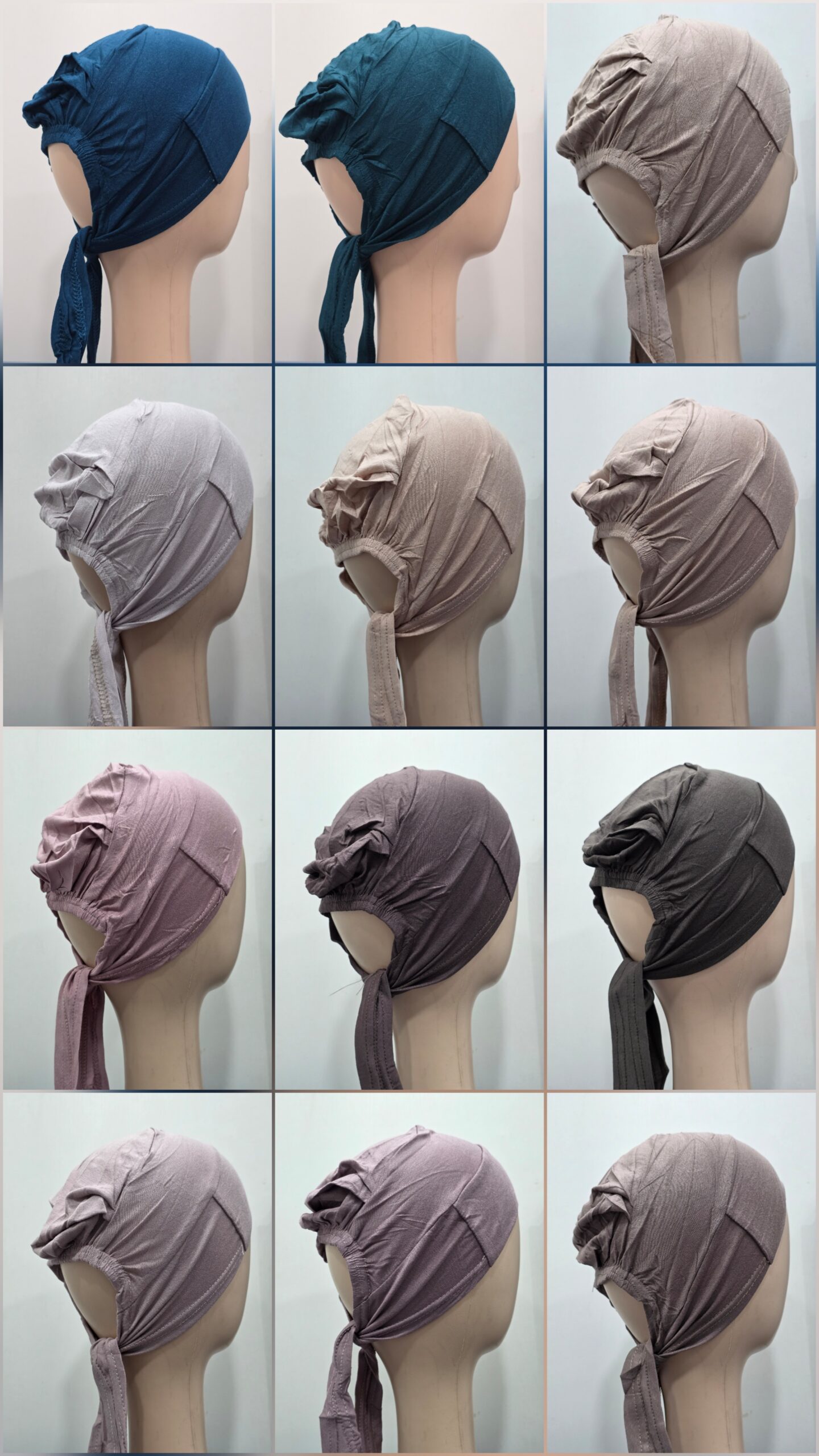 Premium Bamboo Jersey tie back Undercap (Shades 78-93)