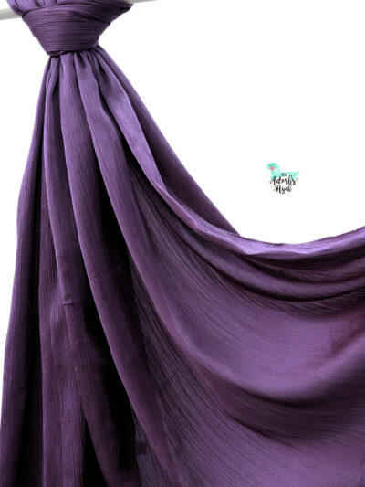 Grape Muna Satin Hijab
