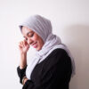 Light Grey Textured Jersey Hijab