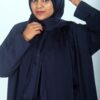 Navy Blue Muna Satin Hijab