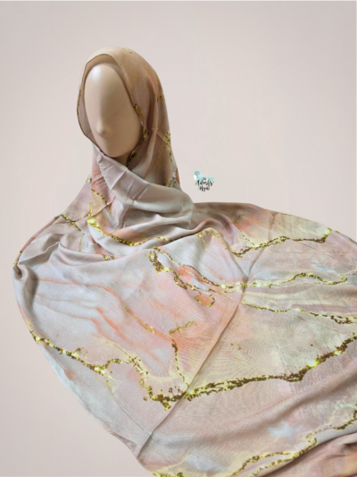 Gilded Quartz Printed Modal Hijab