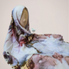 Mauve Bloom Printed Modal Hijab