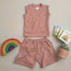 Infant Unisex Baby Clothing Set - Mauve