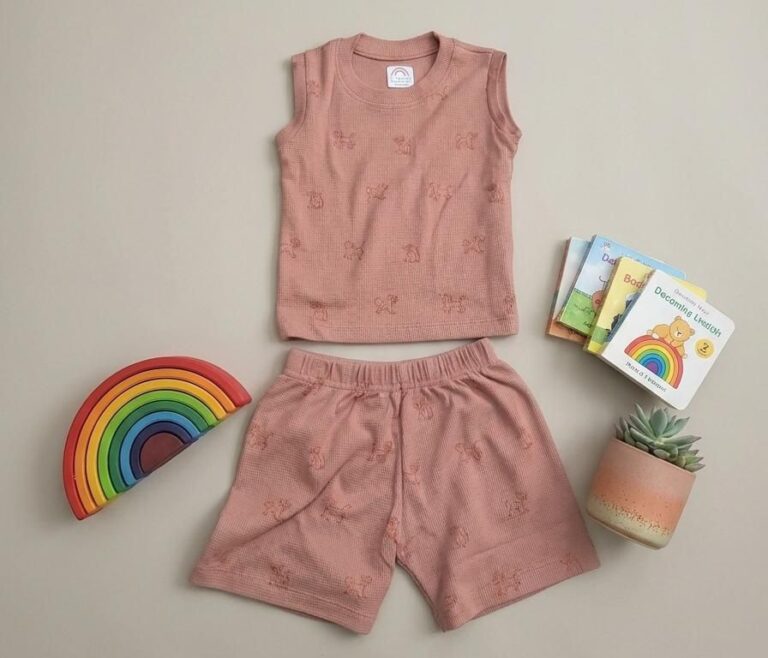 Infant Unisex Baby Clothing Set - Mauve