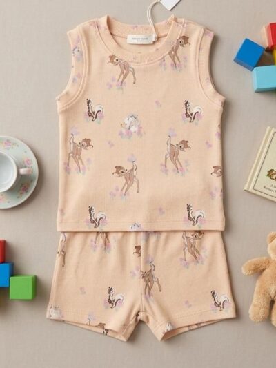 Infant Unisex Baby Clothing Set - Forest Fawn