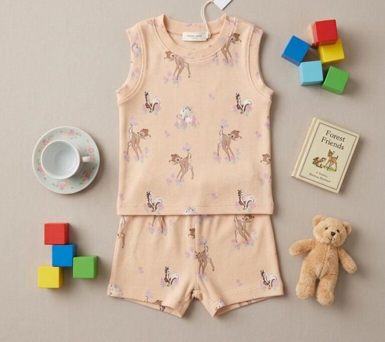 Infant Unisex Baby Clothing Set - Forest Fawn