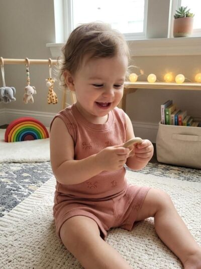 Infant Unisex Baby Clothing Set - Mauve