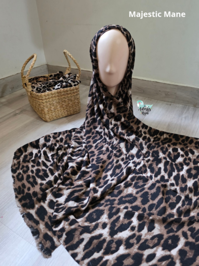 Majestic Mane Printed Modal Hijab