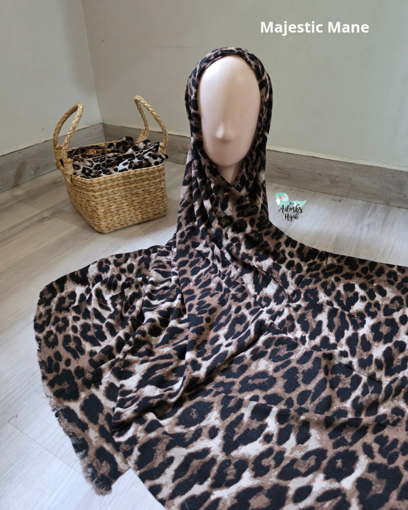Majestic Mane Printed Modal Hijab