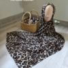 Cloud Cheetah Printed Modal Hijab