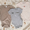 12 to 18 Months 100% Organic Cotton Half Sleeves Onesies - Pack of 3