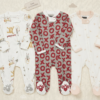 0-3 Months 100% Cotton Knit Full Sleeves Rompers - Pack of 3