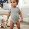 18 to 24 Months 100% Organic Cotton Half Sleeves Onesies - Pack of 3