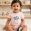 12 to 18 Months 100% Organic Cotton Half Sleeves Onesies - Pack of 2