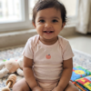 12 to 18 Months 100% Organic Cotton Half Sleeves Onesies - Pack of 3