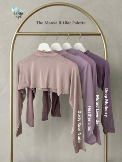 Everyday Layering Shrug Sleeves - The Mauve & Lilac Palette