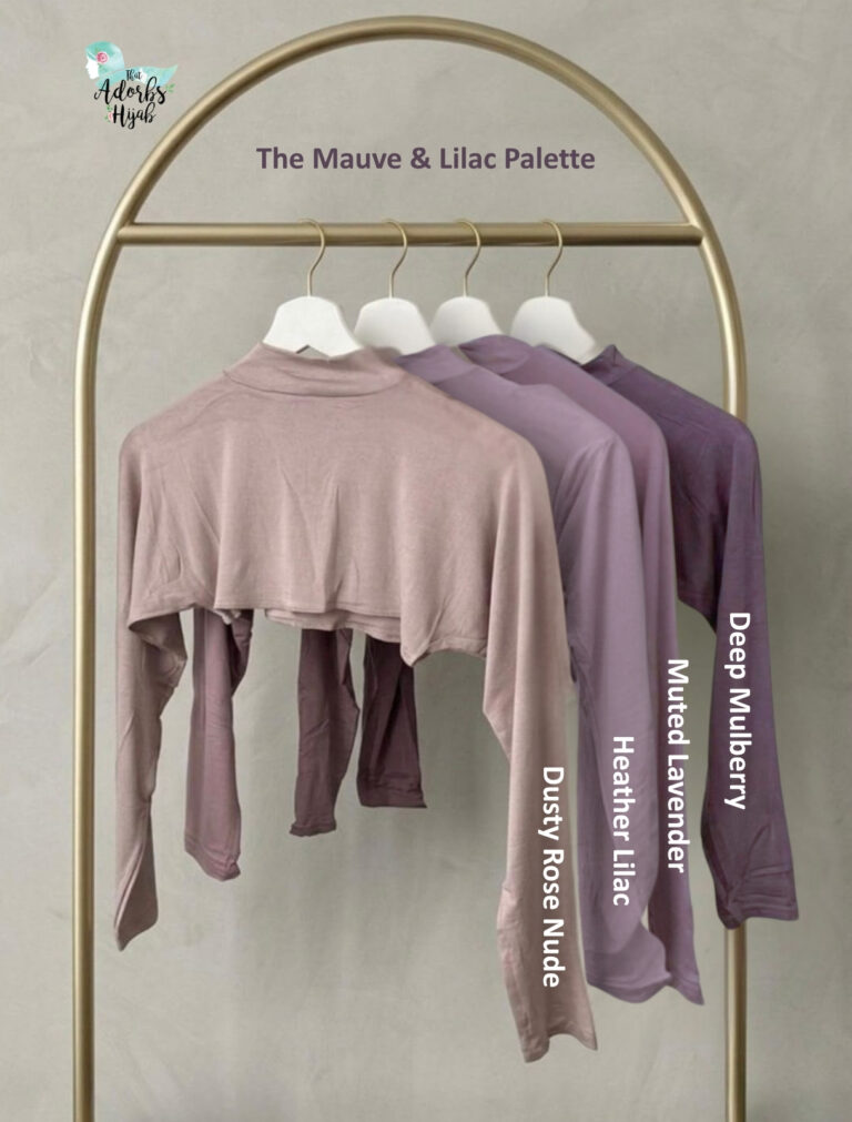 Everyday Layering Shrug Sleeves - The Mauve & Lilac Palette